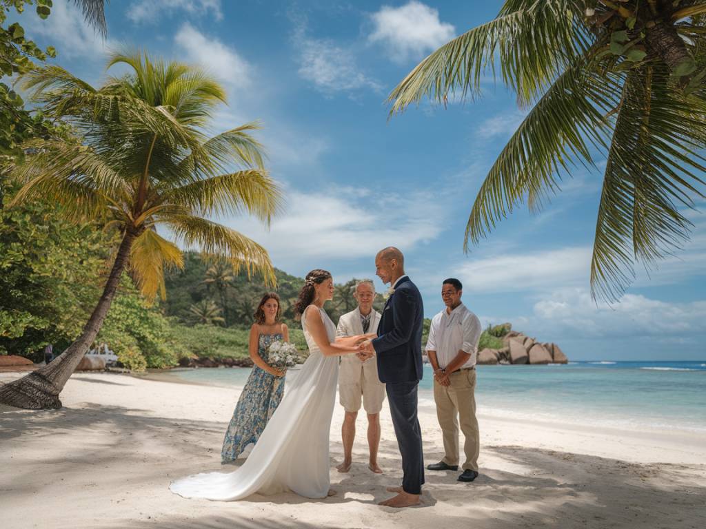 Noces aux Seychelles : Comment organiser une cérémonie intime sur une plage paradisiaque