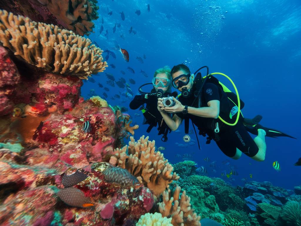 lune de miel : voyage plongée aux Seychelles, découvrez des récifs coralliens paradisiaques