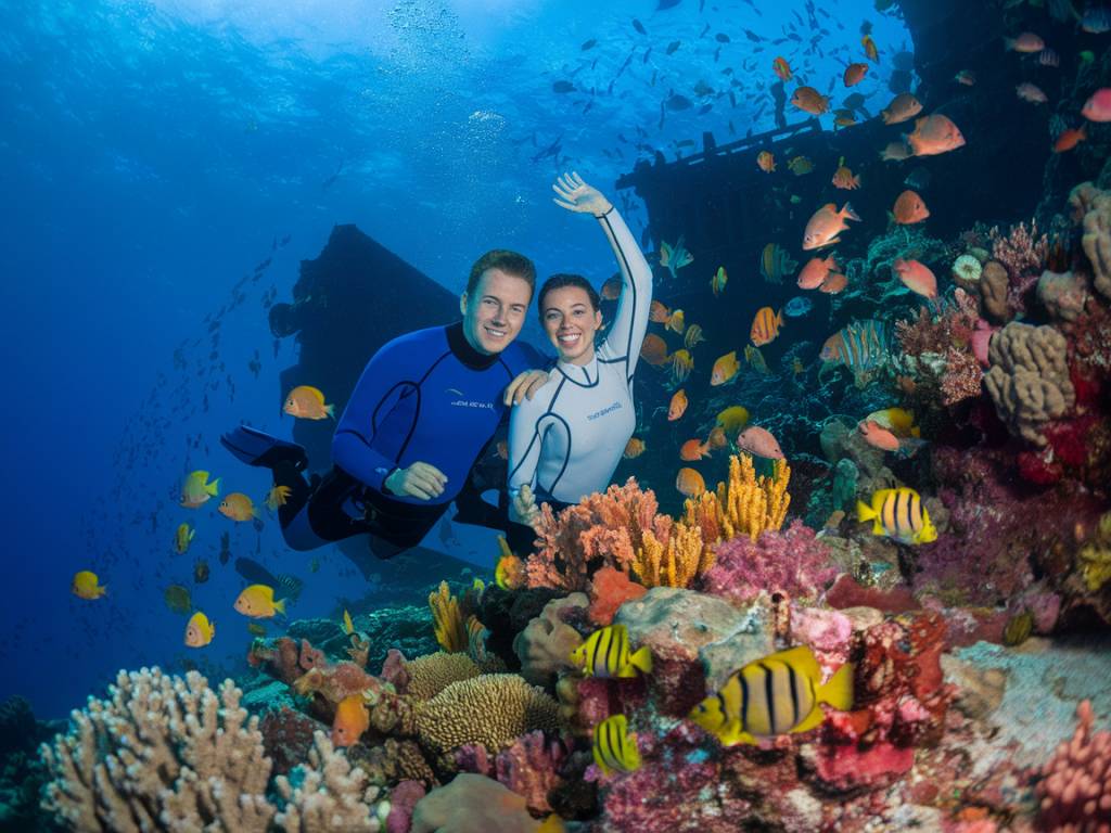 lune de miel : voyage plongée en Égypte, explorez les fonds marins de la mer Rouge